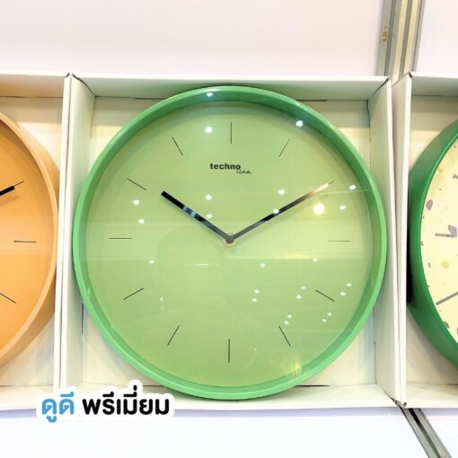นาฬิกาแขวนผนังสีเขียว